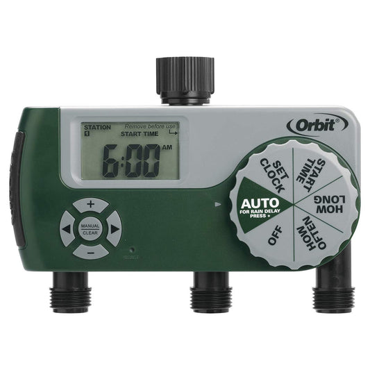 Orbit 58910 Digital 2 Outlet Hose Faucet Timer