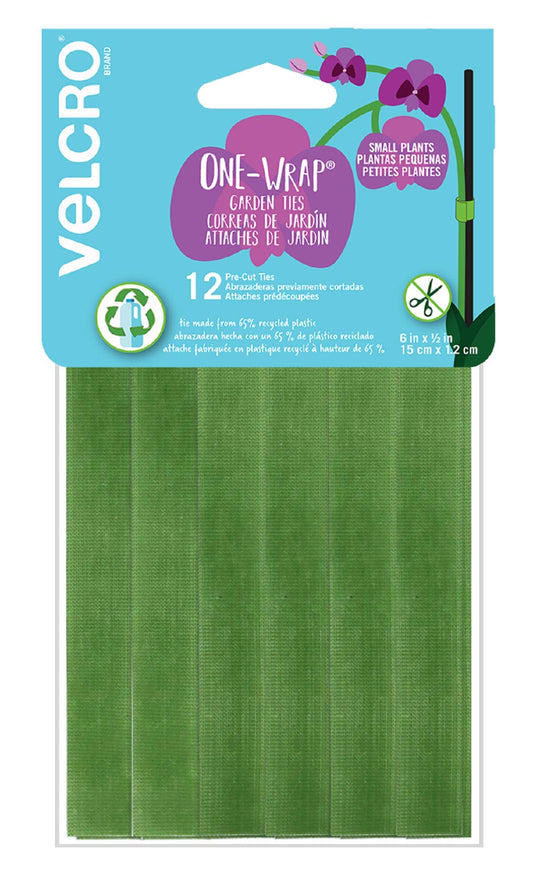 VELCRO Brand ONE-WRAP Garden Ties | Plant Supports for Effective Growing | Strong Grips are Reusable and Adjustable