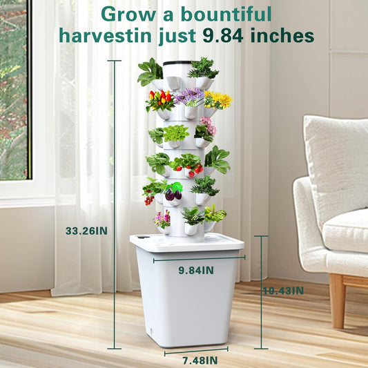 30 Plants Hydroponic Growing System Kit with Water Pump