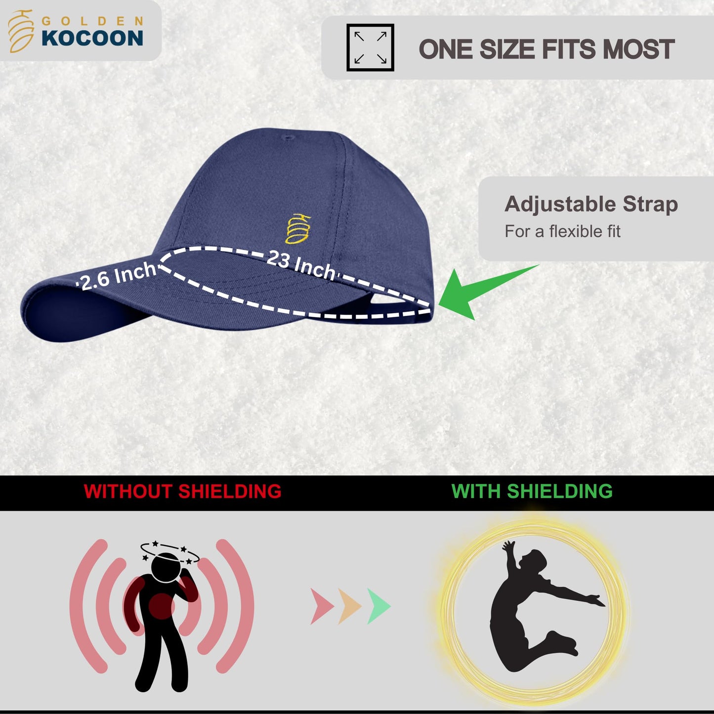 EMF Protection Bamboo Cap