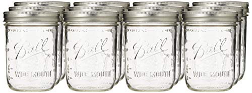 Wide Mason Jars with Lids