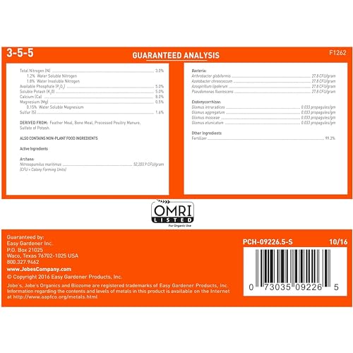 Granular Garden Fertilizer, Easy Plant Care Fertilizer for Vegetable Gardens and Tomato Plants