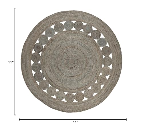 Natural Fiber Collection Handmade Boho Charm Farmhouse Jute Area Rug