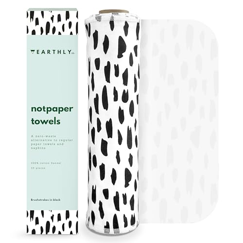 24 Pack - Roll of Washable Cotton Cloth Paper Towels