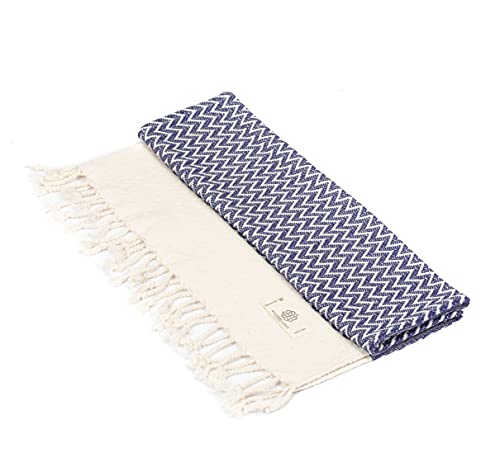 Exclusive Hand Towels Set of 2-18 x 40 Inches - 100% Pure Cotton