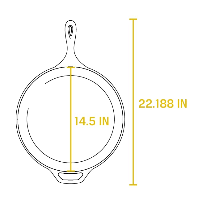 Lodge Pre-Seasoned Cast Iron Skillet Set - Set Includes 8 Inch Skillet, 10.25 Inch Skillet, and 12 inch Skillet - 3 Piece