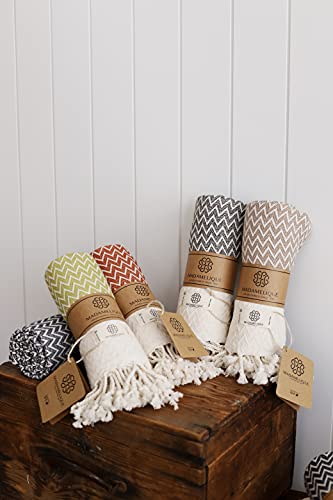 Exclusive Hand Towels Set of 2-18 x 40 Inches - 100% Pure Cotton