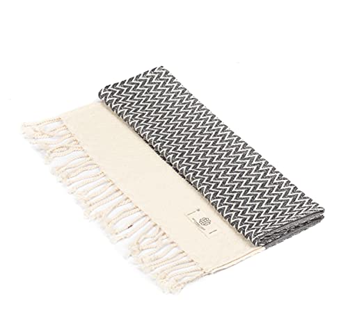 Exclusive Hand Towels Set of 2-18 x 40 Inches - 100% Pure Cotton