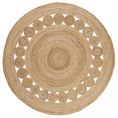 Natural Fiber Collection Handmade Boho Charm Farmhouse Jute Area Rug