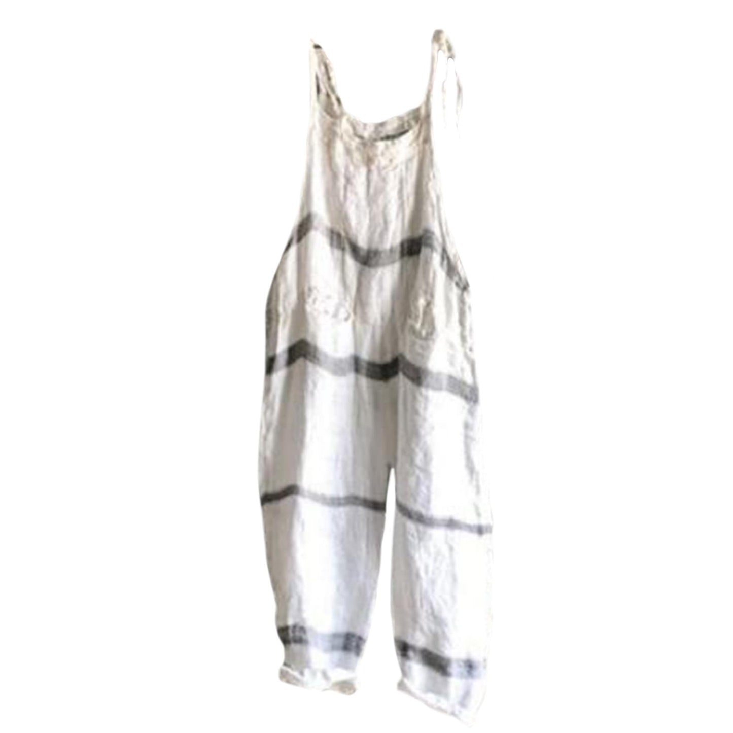 Stylish Boho Womens Romper Natural Material Cotton Blend