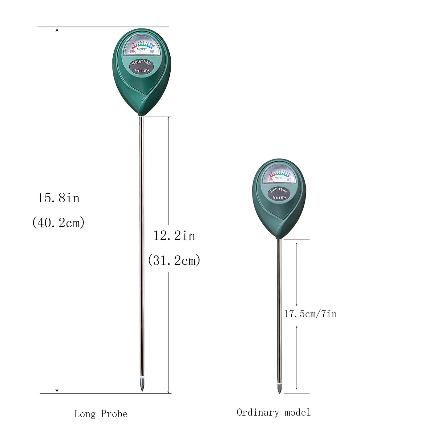 Long Probe Hygrometer for Outdoor Indoor
