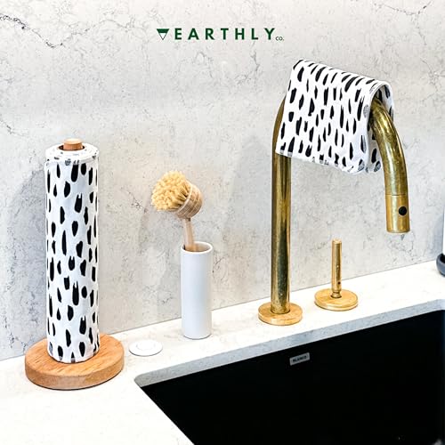 24 Pack - Roll of Washable Cotton Cloth Paper Towels