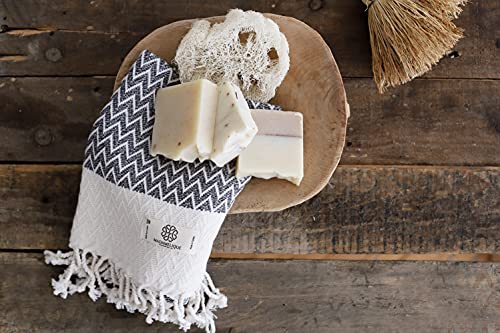 Exclusive Hand Towels Set of 2-18 x 40 Inches - 100% Pure Cotton