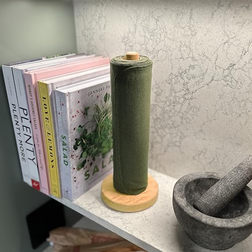 24 Pack - Roll of Washable Cotton Cloth Paper Towels