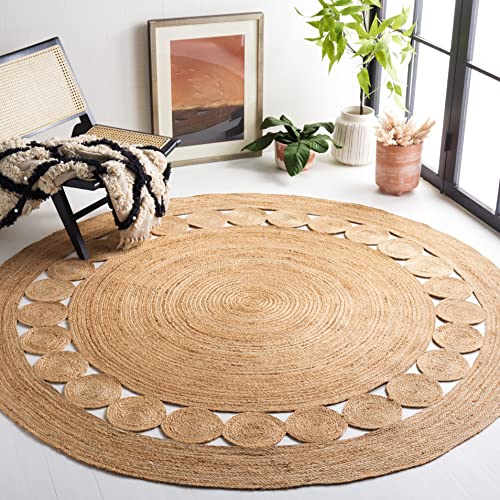 Natural Fiber Collection Handmade Boho Charm Farmhouse Jute Area Rug