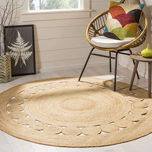 Natural Fiber Collection Handmade Boho Charm Farmhouse Jute Area Rug