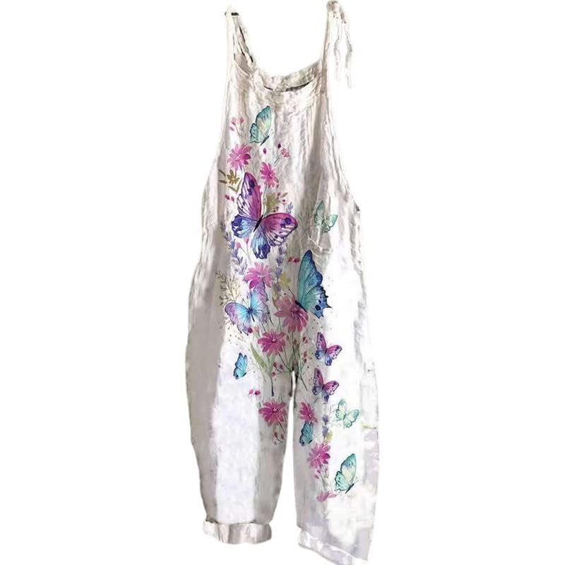 Stylish Boho Womens Romper Natural Material Cotton Blend