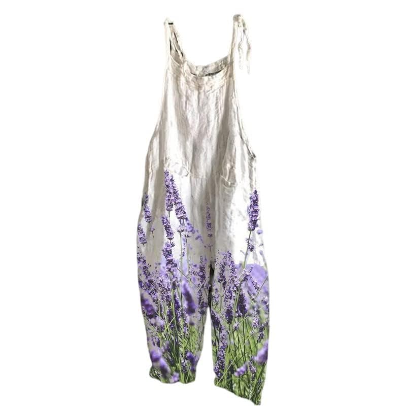 Stylish Boho Womens Romper Natural Material Cotton Blend