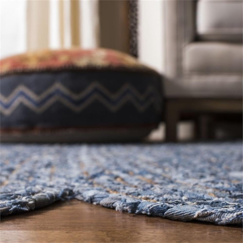 Natural Collection Area Rug - Braided Jute & Cotton