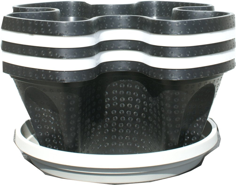 5 Tier Stackable Vegetable Planter - Vertical Garden Indoor/Outdoor