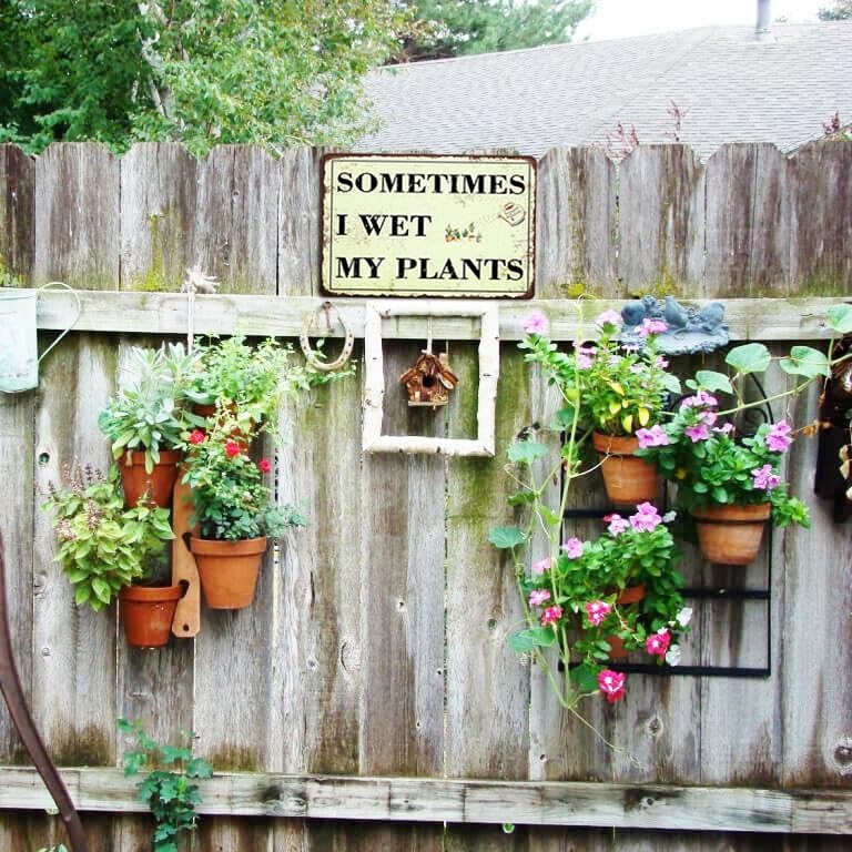 Funny Garden Signs Outside Decor - Humorous