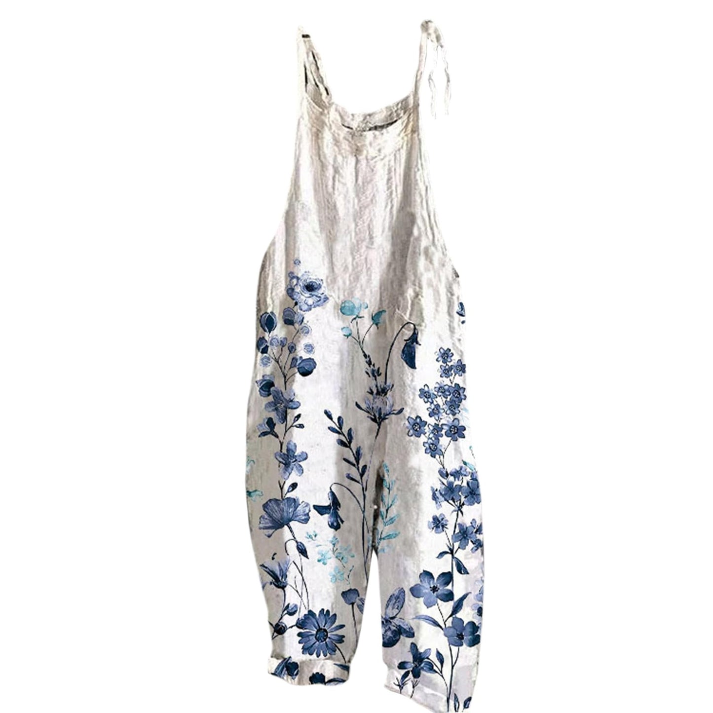 Stylish Boho Womens Romper Natural Material Cotton Blend