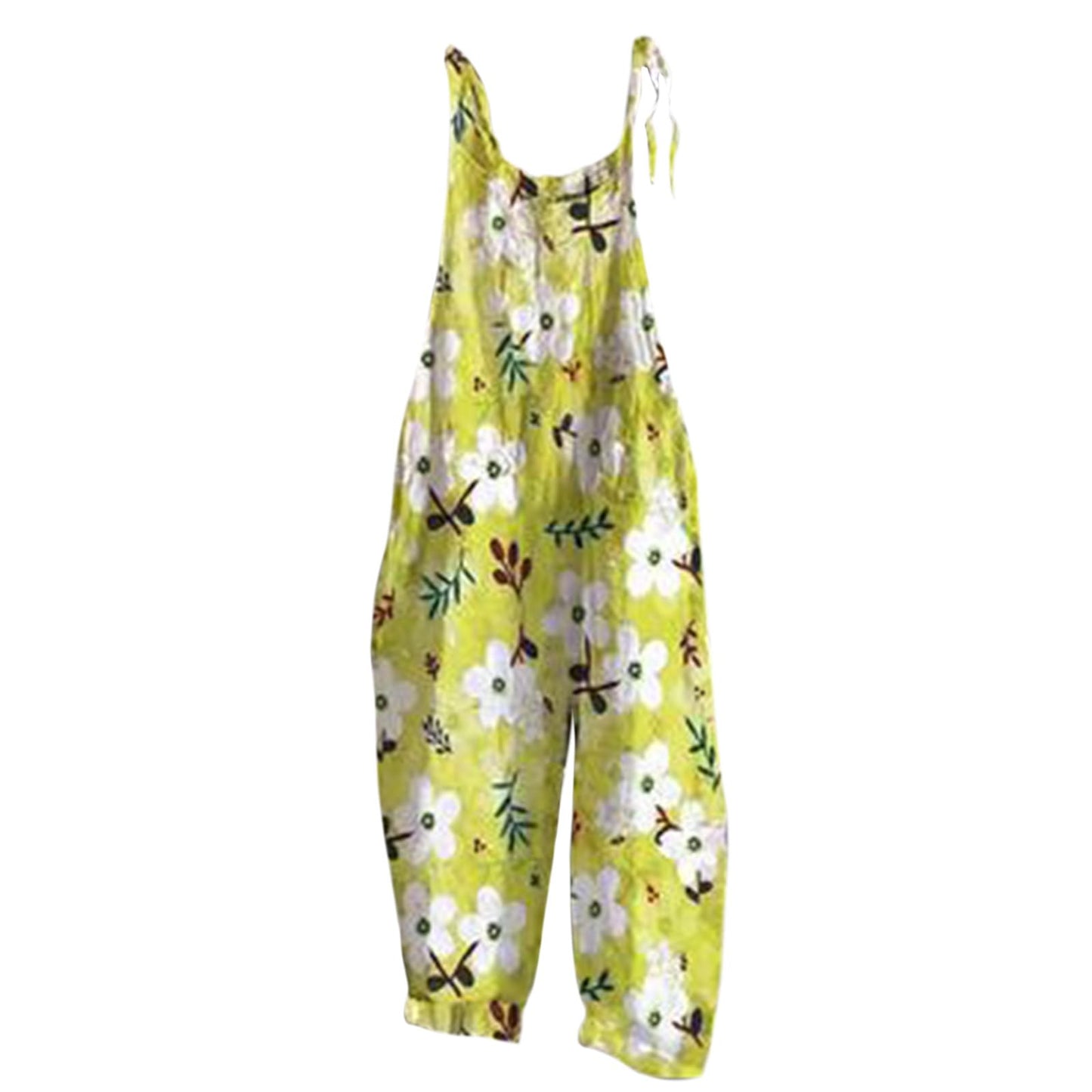 Stylish Boho Womens Romper Natural Material Cotton Blend