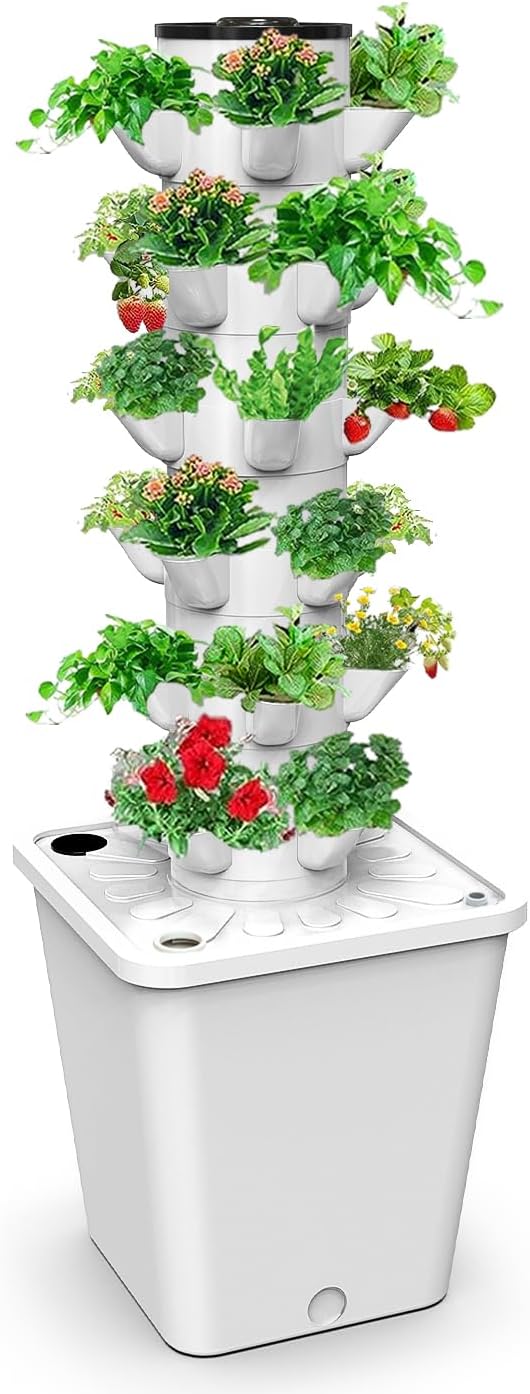 30 Plants Hydroponic Growing System Kit with Water Pump