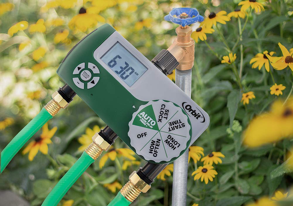 Orbit 58910 Digital 2 Outlet Hose Faucet Timer