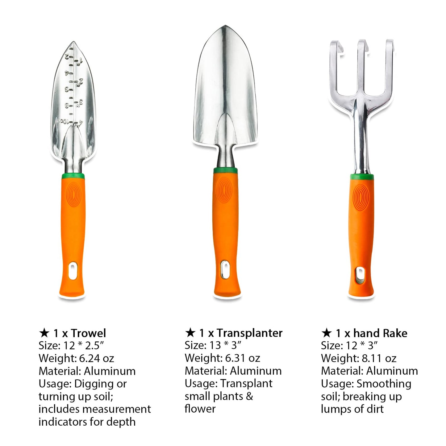 12 Piece Heavy Duty Gardening Tool Kit