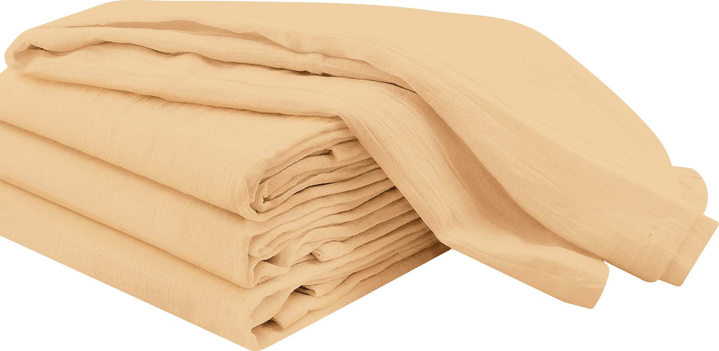 100% Cotton Tea Towels for Cleaning & Drying - Highly Absorbent Kitchen Dish Cloth