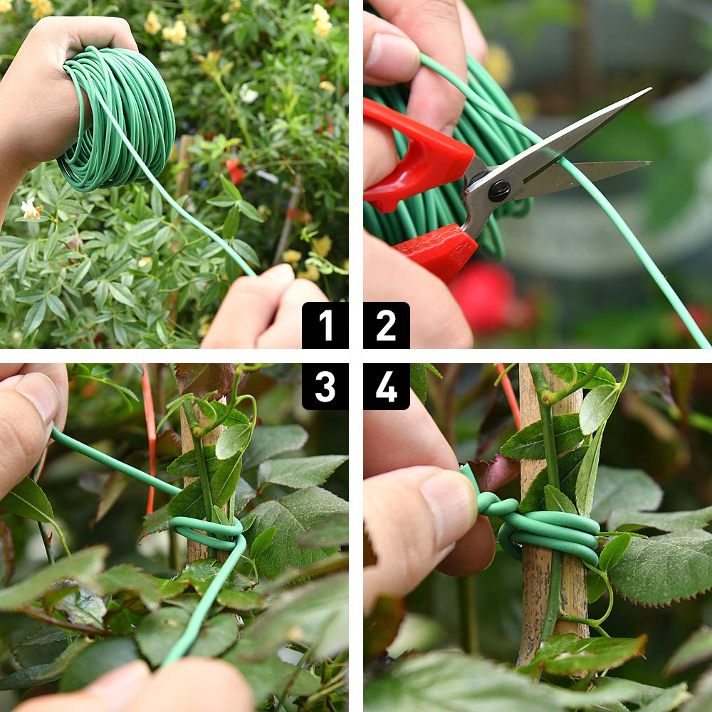 Soft Twist Tie Tomato Plant Tie for Supporting Plants and Home Organizing