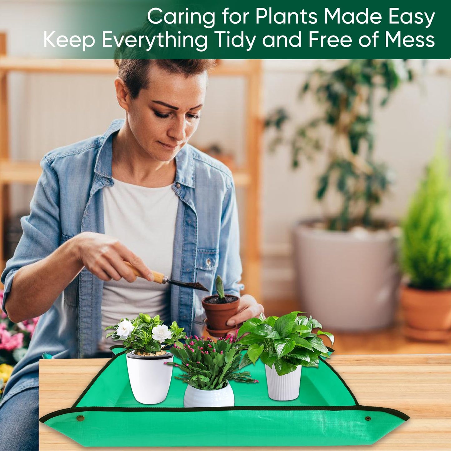 Repotting Mat for Indoor Plant - Assorted Sizes