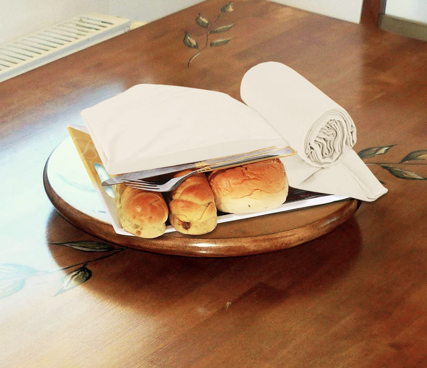 100% Cotton Tea Towels for Cleaning & Drying - Highly Absorbent Kitchen Dish Cloth