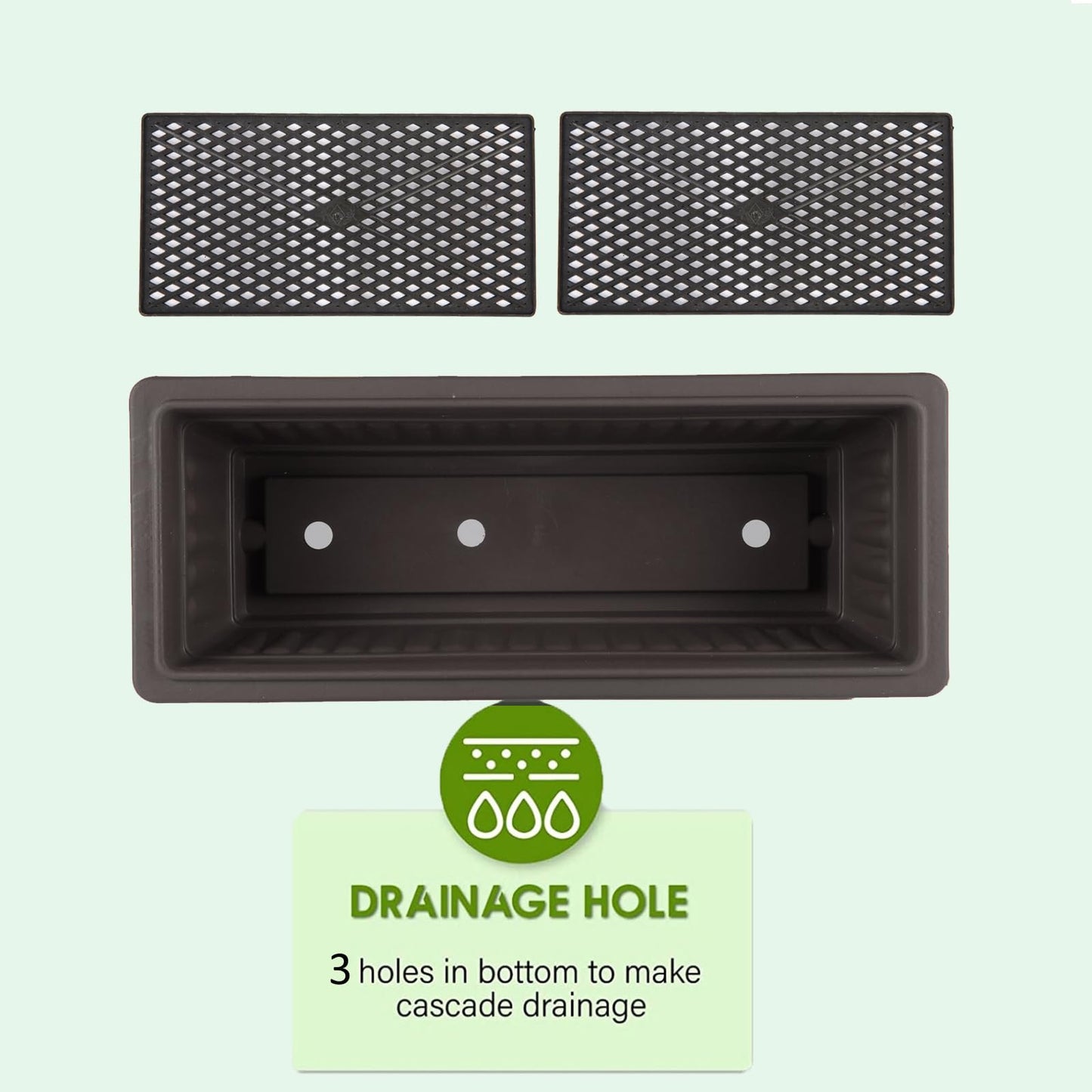 5-Tier Elevated Garden Bed with Lockable Caster Wheels