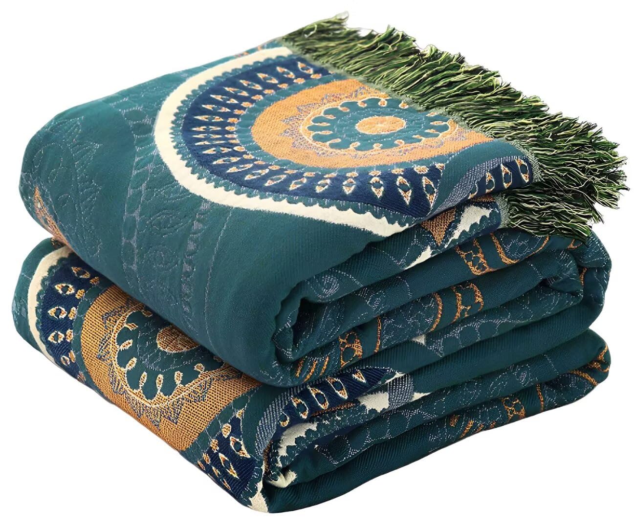 Boho 100% Soft Cozy Cotton Quilt