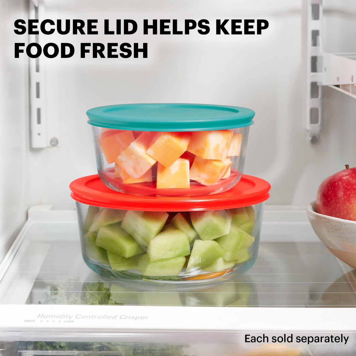 Pyrex Glass Food Storage Set, BPA-Free, Dishwasher & Microwave Safe