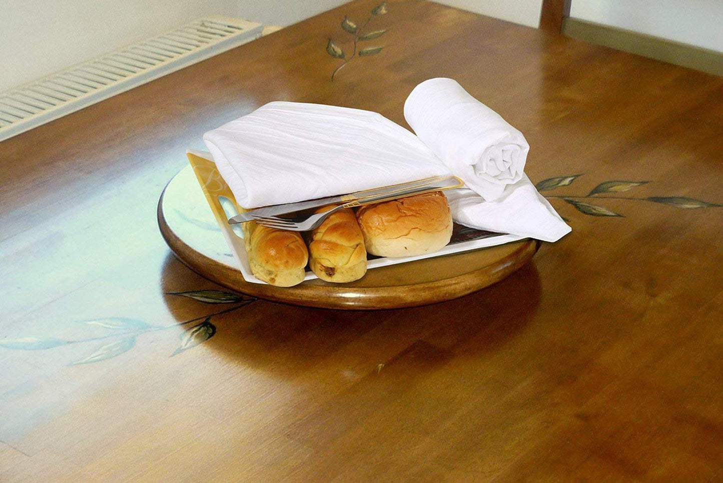 100% Cotton Tea Towels for Cleaning & Drying - Highly Absorbent Kitchen Dish Cloth