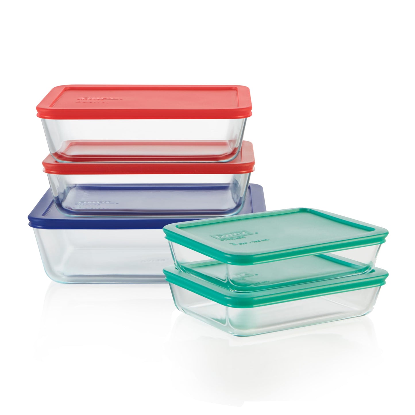 Pyrex Glass Food Storage Set, BPA-Free, Dishwasher & Microwave Safe