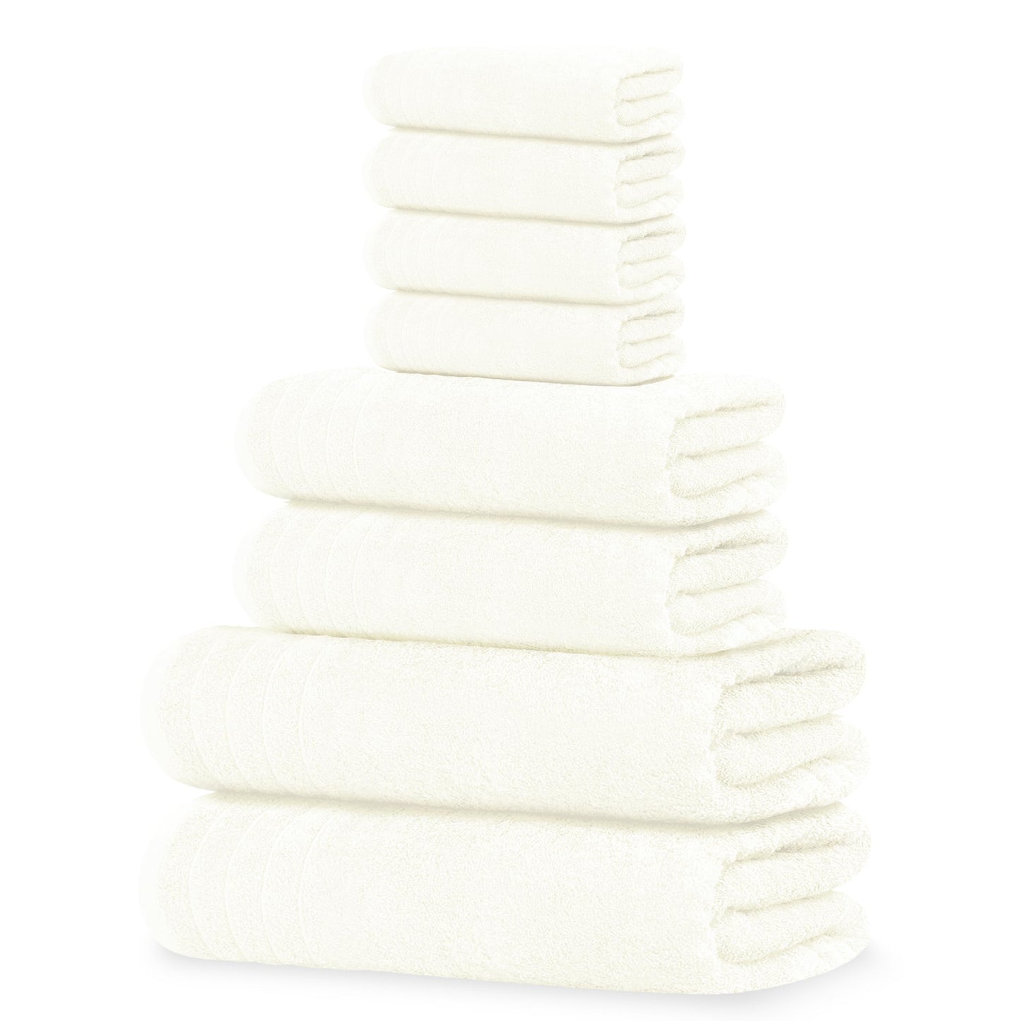 100% Cotton, Lighter Weight Towels Perfect for Bathroom, Assorted Colors & Sizes