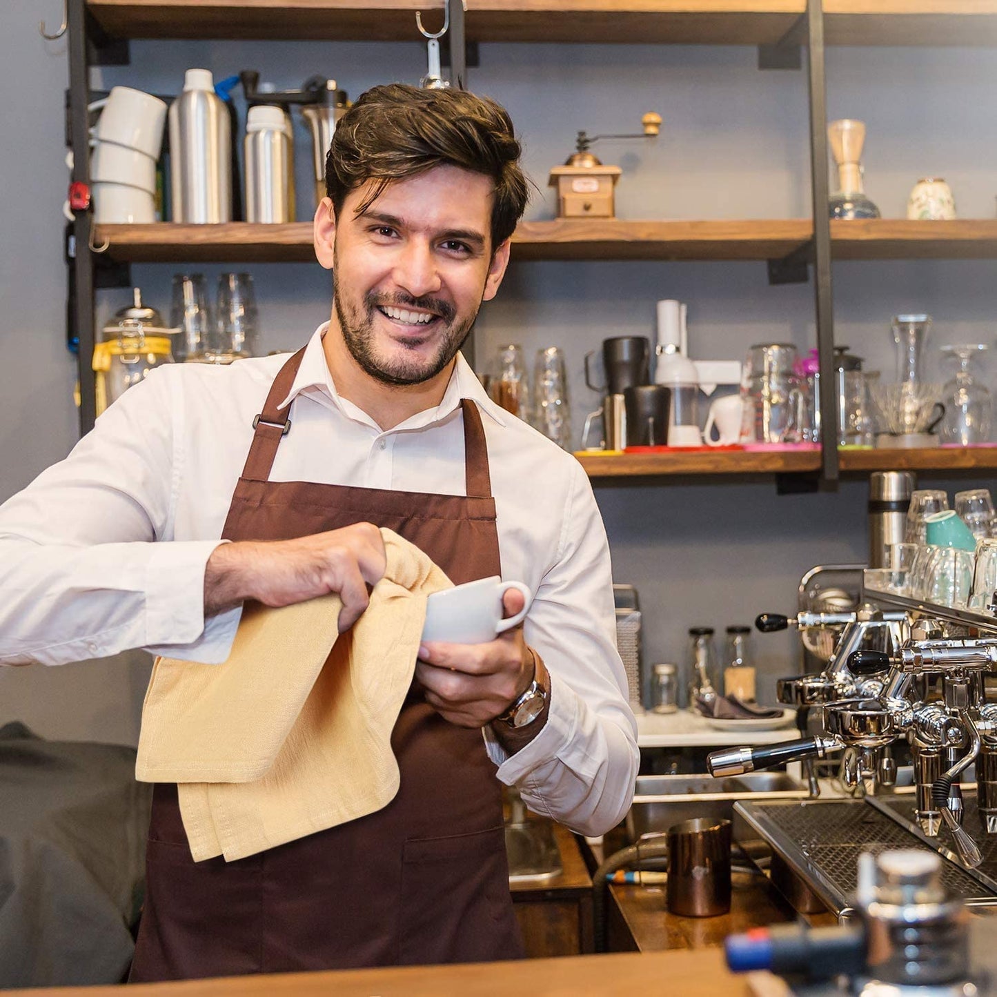 100% Cotton Tea Towels for Cleaning & Drying - Highly Absorbent Kitchen Dish Cloth