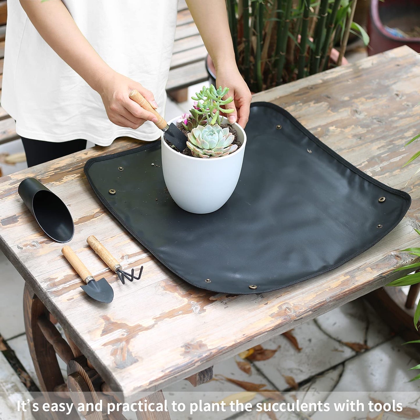 5Pcs Mini Garden Tool Kit for Seedling Soil, Houseplant, Bonsi and More