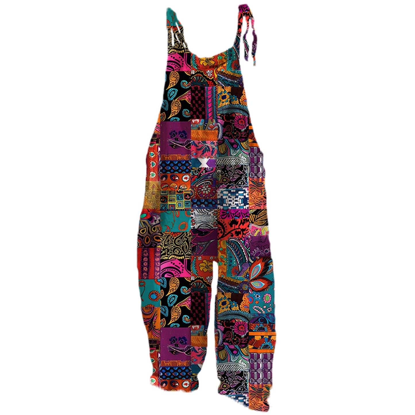 Stylish Boho Womens Romper Natural Material Cotton Blend