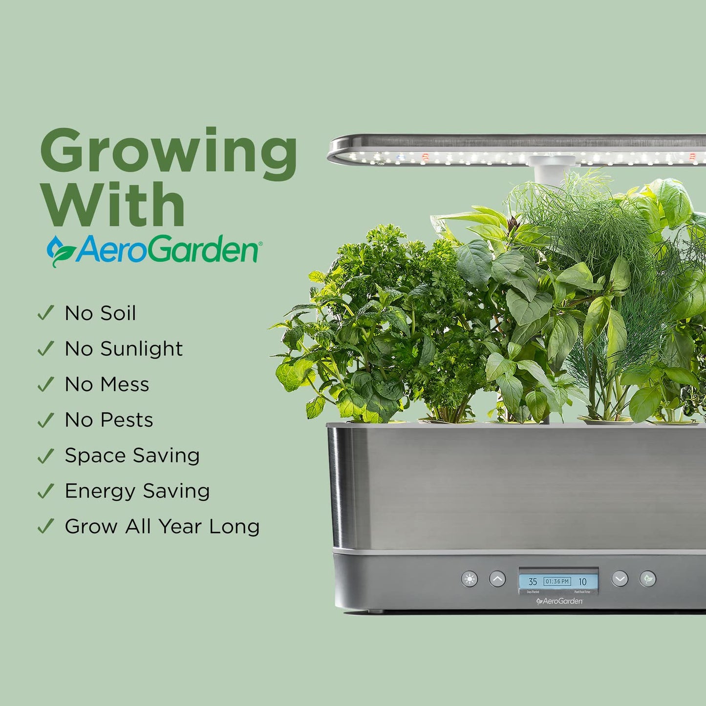 Aerogarden Elite Indoor Hydroponic System