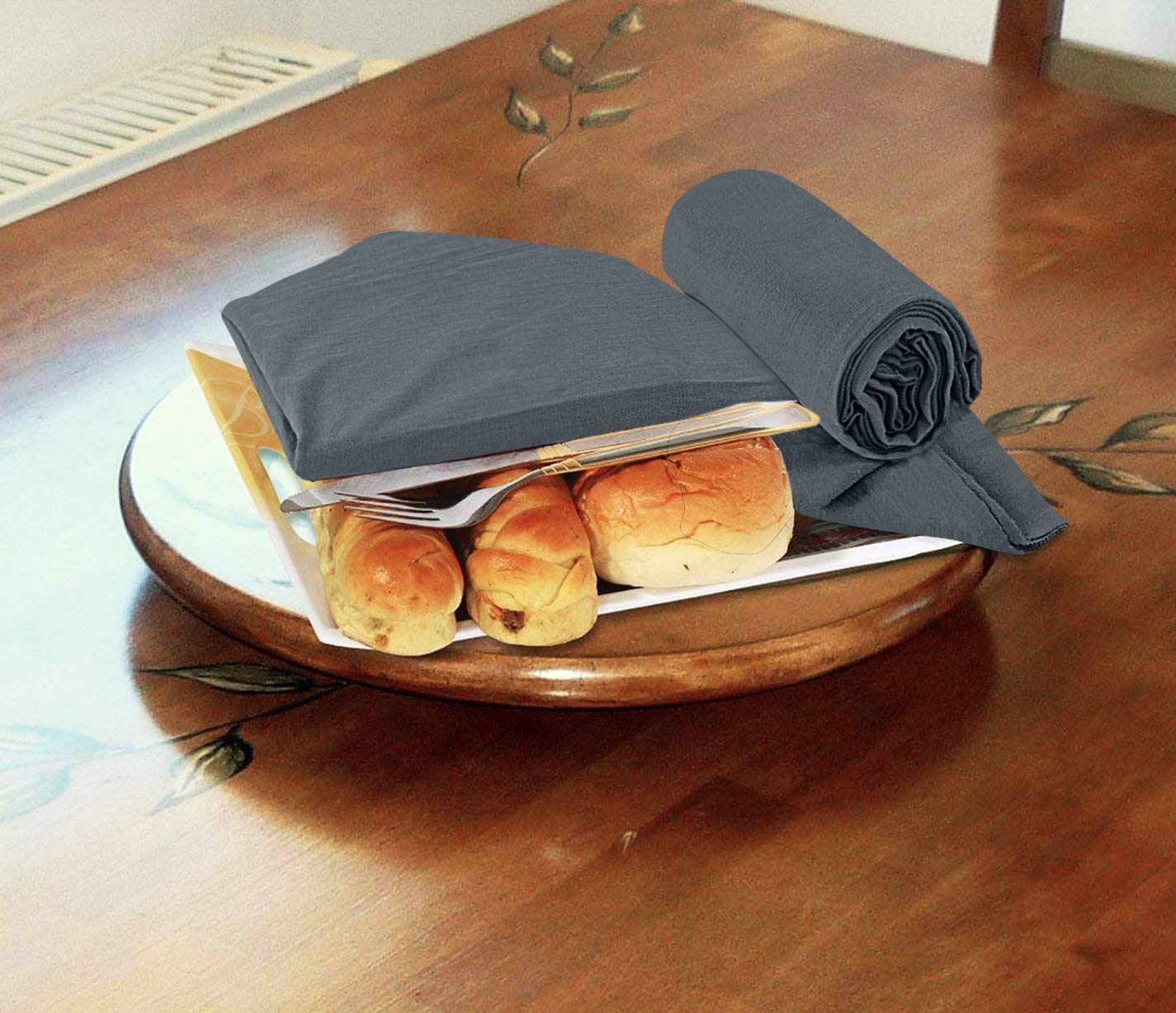 100% Cotton Tea Towels for Cleaning & Drying - Highly Absorbent Kitchen Dish Cloth