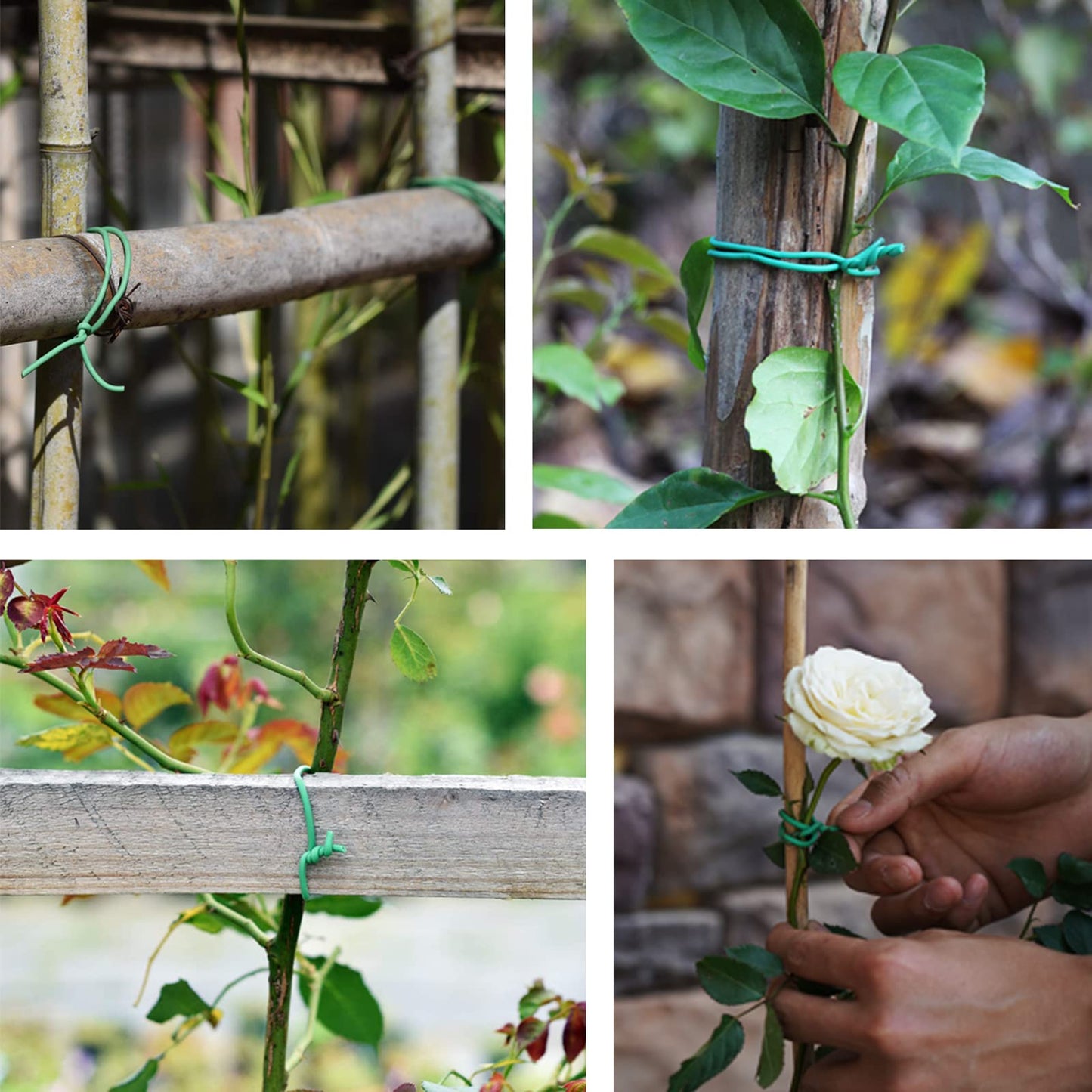 Soft Twist Tie Tomato Plant Tie for Supporting Plants and Home Organizing