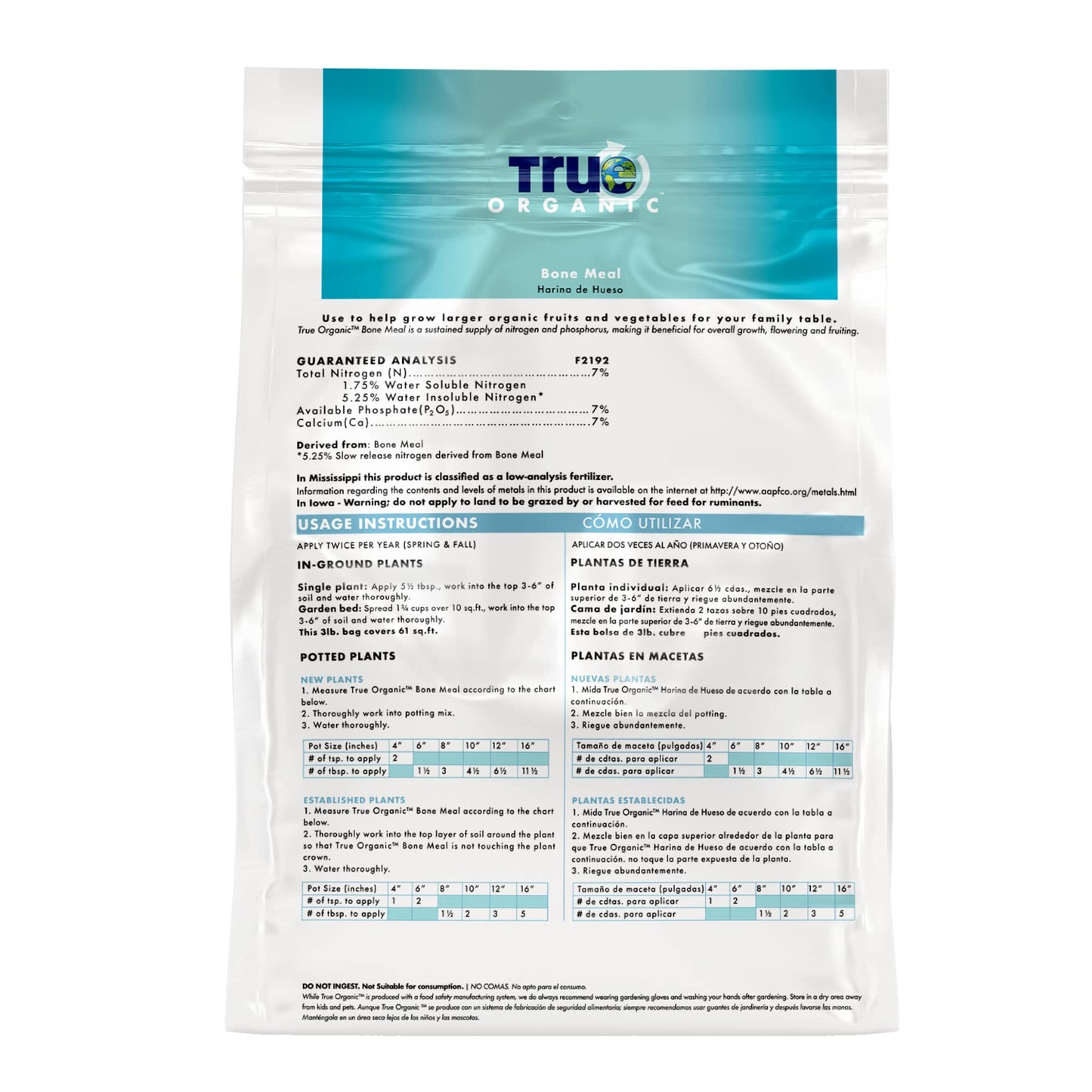 Blood Meal – High-Nitrogen Organic Fertilizer for Rapid Vegetative Growth – 3lb Bag Covers 104 Sq. Ft.