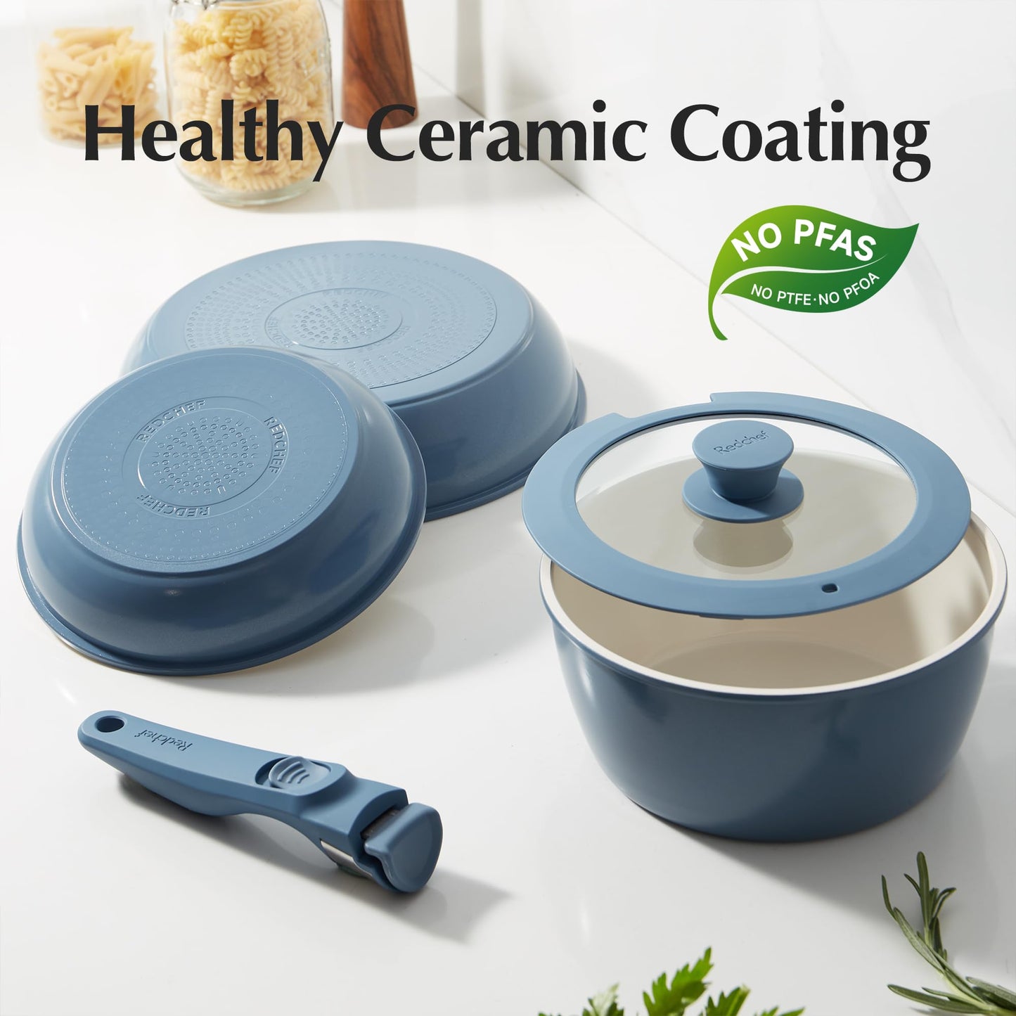 Non stick Ceramic Cookware Set