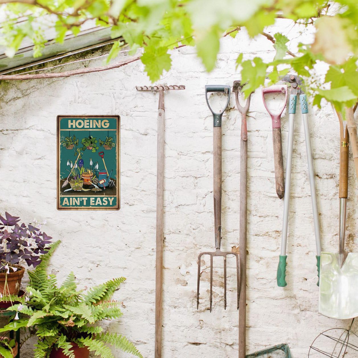 Funny Garden Signs Outside Decor - Humorous