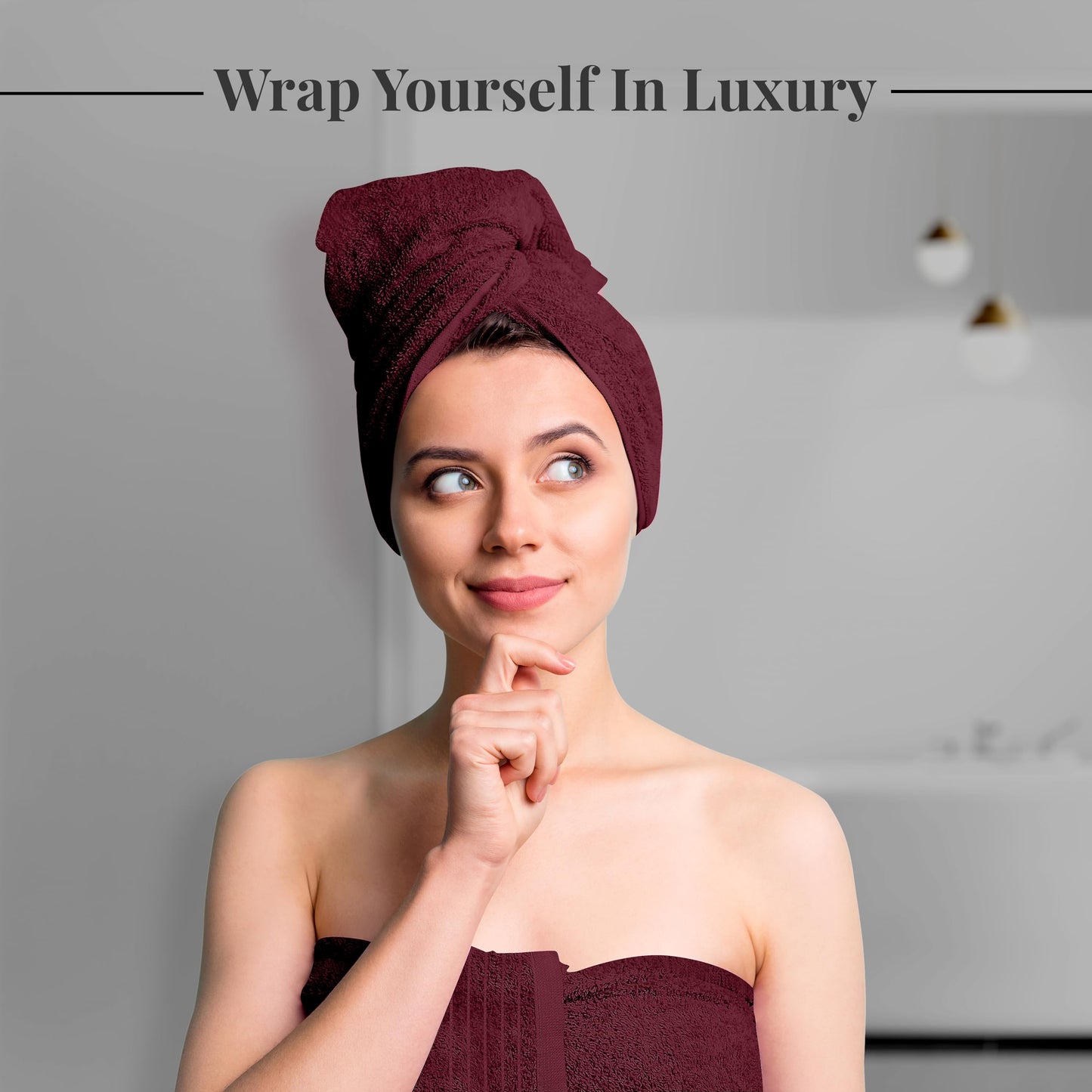 100% Cotton, Lighter Weight Towels Perfect for Bathroom, Assorted Colors & Sizes